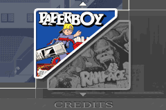 Paperboy & Rampage screenshot 3 for GameBoy Advance
